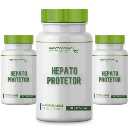3 Potes Hepatoprotetor Premium 60 Cápsulas cada