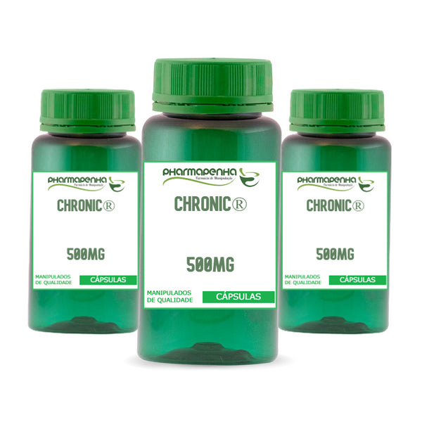 3 Potes Chronic® 500mg - Selo de Autenticidade cada