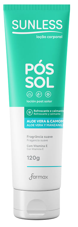 Sunless Pós Sol Aloe Vera e Camomila 120g