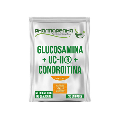 Uc II (Colágeno tipo 2) 40mg + Glucosamina e Condroitina 30 Sachês