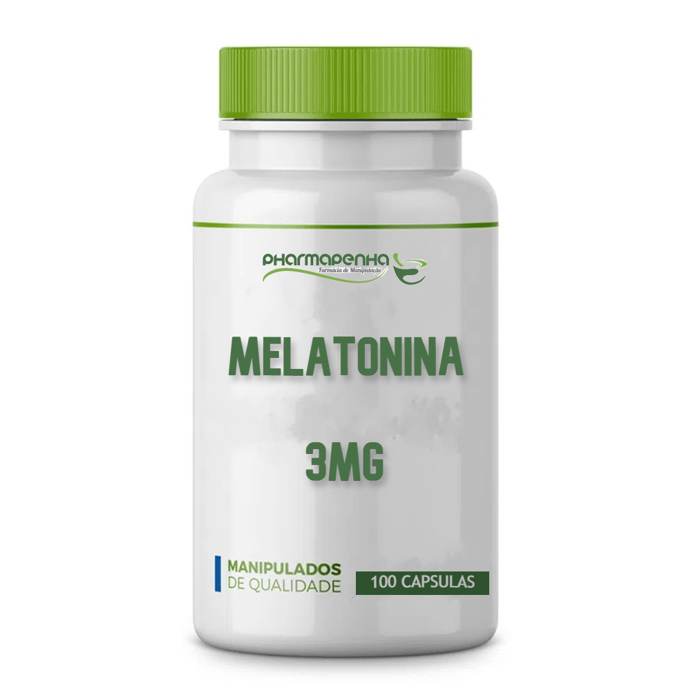 Melatonina 3mg 100 Cápsulas