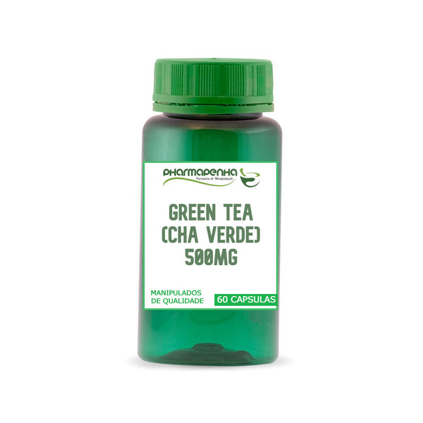 Chá Verde (Green Tea) 500mg 120 Cápsulas