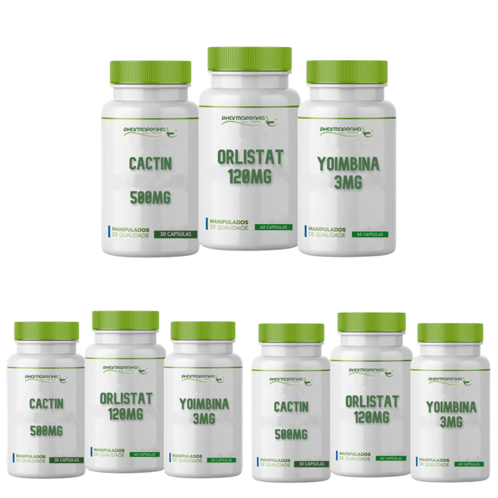 Orlistat 120Mg 60 Cápsulas + Termogênico Megaburn 120 Cápsulas