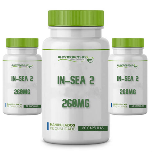 3 Potes Insea 2 260Mg 60 Cápsulas cada