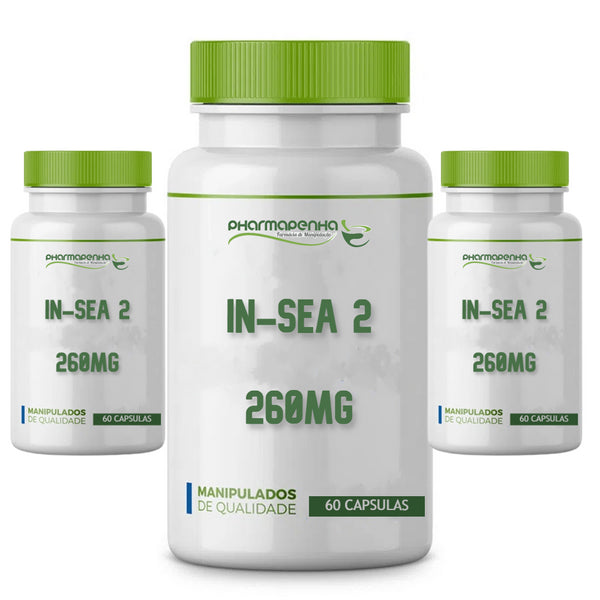 3 Potes Insea 2 260Mg 60 Cápsulas cada