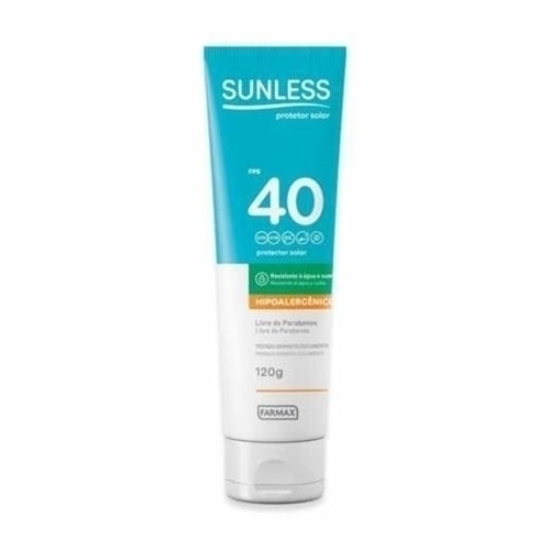 Sunless FPS 40 Toque Seco Hipoalergênico 120g