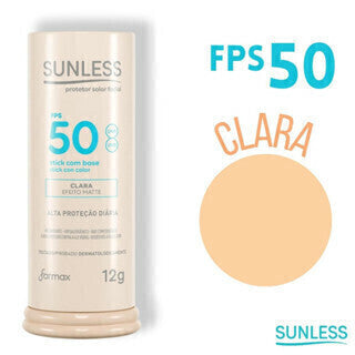 Sunless FPS 50 Bastão Stick Clara 12g