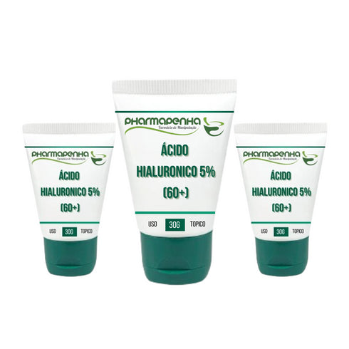KIT 3 UN ÁCIDO HIALURÔNICO 5% (60+) - 30GR CADA
