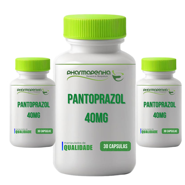 3 Potes Pantoprazol 40mg 30 capsulas cada
