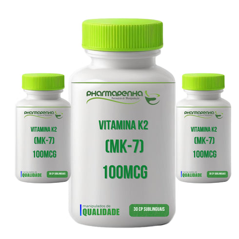 3un Vitamina K2 (MK-7) 100mcg 30 comprimidos sublinguais cada