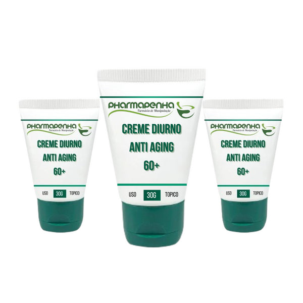 KIT 3UN CREME DIURNO ANTI-AGING 60+ - 30GR CADA