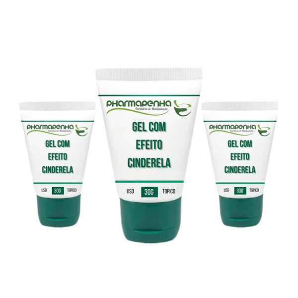 KIT 3UN GEL COM EFEITO CINDERELA 30G CADA