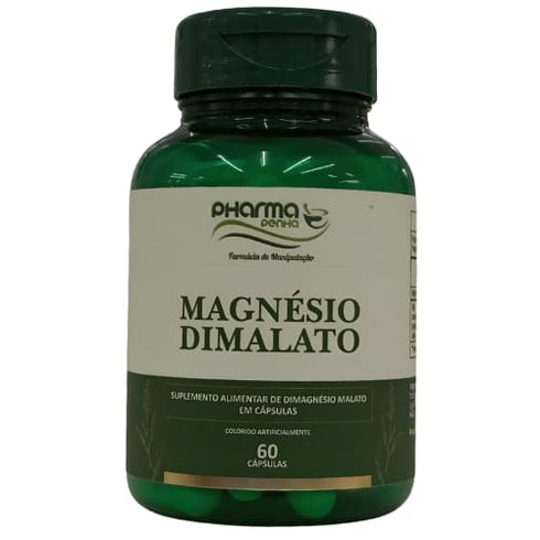Magnésio Dimalato 300mg 60 Cápsulas - Pharmapenha