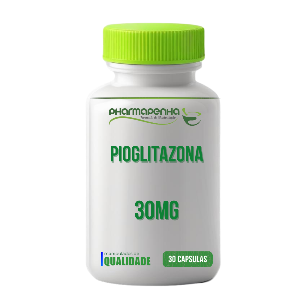 Pioglitazona 30mg 30 capsulas