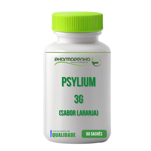 Psylium 3g 60 saches sabor laranja