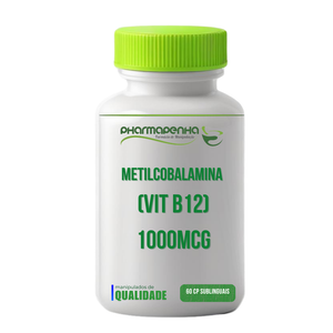 Vitamina B12 (Metilcobalamina) 1000mcg 60 comprimidos sublinguais