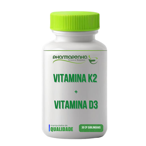 Vitamina D3 2000ui + Vitamina K2 (MK-7) 100mcg 30 cp sublinguais