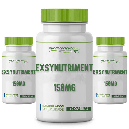 3 Potes Exsynutriment 150Mg 60 Cápsulas cada
