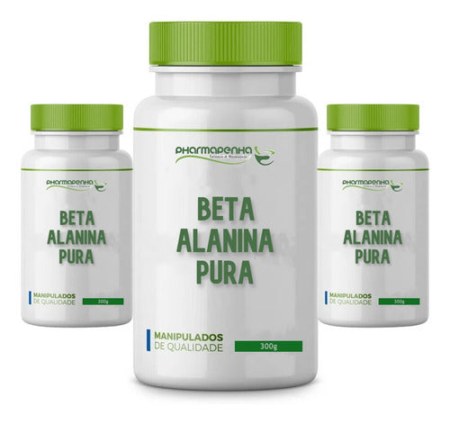 3 Potes Beta Alanina Pura 300g