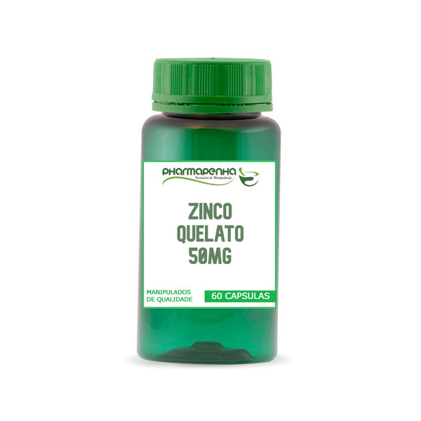 Zinco Quelato 50mg 60 Cápsulas
