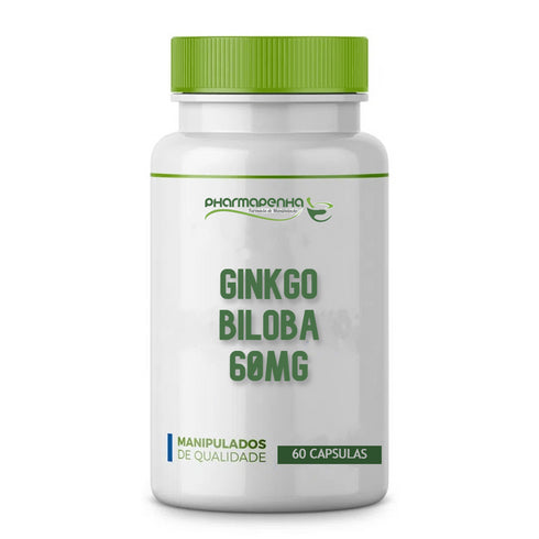 Ginkgo Biloba 60mg 60 Cápsulas