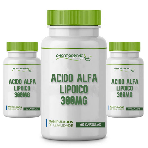Ácido Alfa Lipóico 300mg 60 Cápsulas