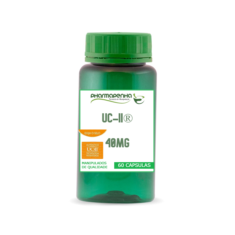 UC-II® (Colágeno Tipo 2) 40mg 30 Cápsulas Com Selo de Autenticidade