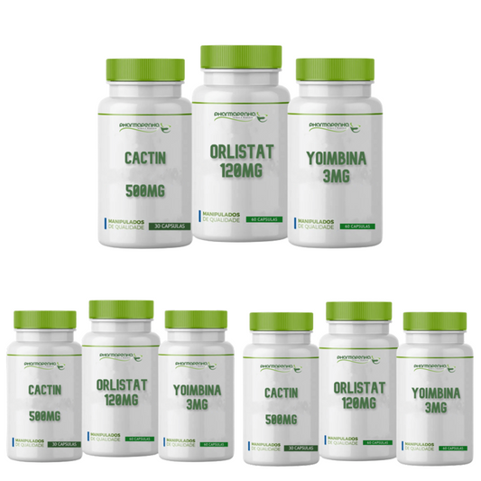 Orlistat 120Mg 60 Cápsulas + Termogênico Megaburn 120 Cápsulas