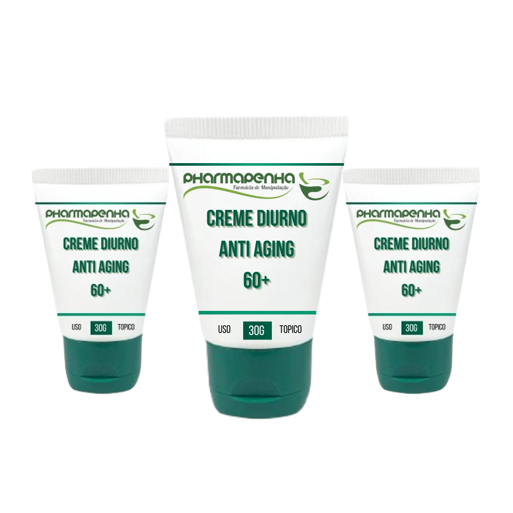 KIT 3UN CREME DIURNO ANTI-AGING 60+ - 30GR CADA